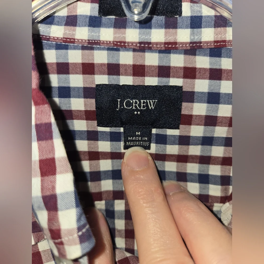 J.Crew Men's M Checkered Shirt